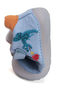 Lasten paljasjalkakengät- sky blue/lohikäärme- D.D.Step 