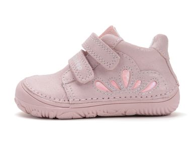 Lasten paljasjalkakengät- Baby pink/ Splash - D.D.Step 