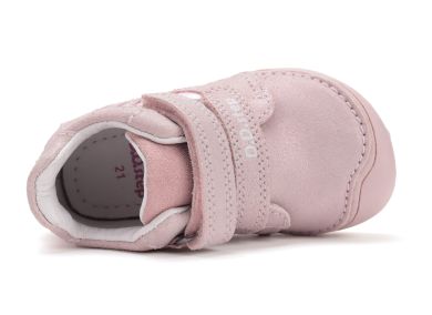 Lasten paljasjalkakengät- Baby pink/ Splash - D.D.Step 
