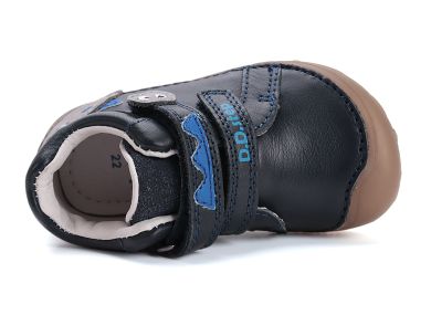 Lasten paljasjalkakengät- Black / kukkuu- D.D.Step 