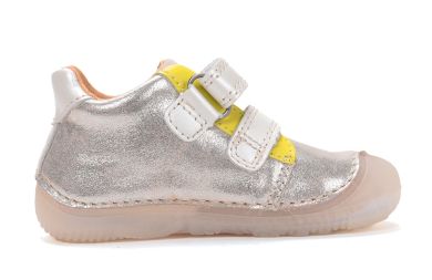 Lasten paljasjalkakengät- kulta/ kukkaset  - D.D.Step