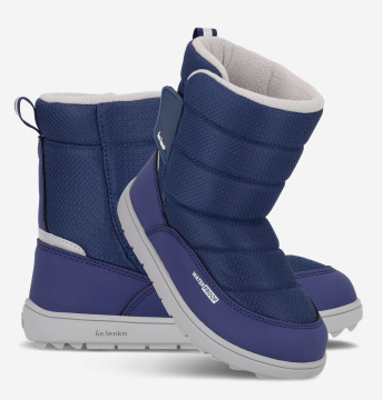Lasten paljasjalka TEX talvisaappaat -Dark Blue- Ailo  BeLenka