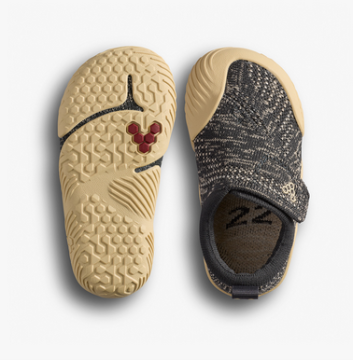 Lasten paljasjalka kangaskengät - Woodland grey - Motus Knit Toddlers- Vivobarefoot