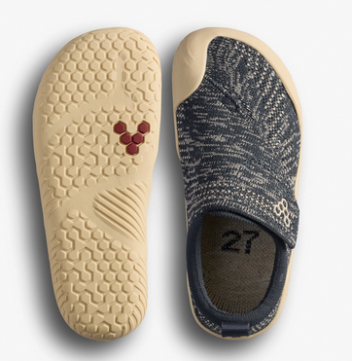 Lasten paljasjalka kangaskengät - Woodland grey - Motus Knit Pre-School - Vivobarefoot