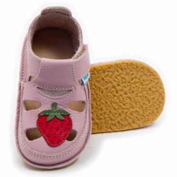 Lasten paljasjalkasandaalit-Mansikka/Cameo- Dodo Shoes 