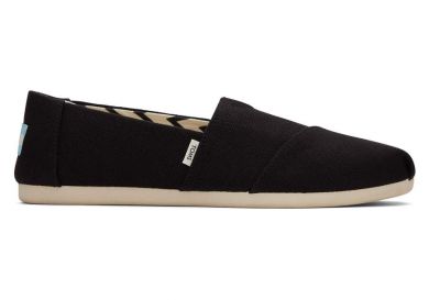 Naisten kangaskengät -musta recycled- TOMS 