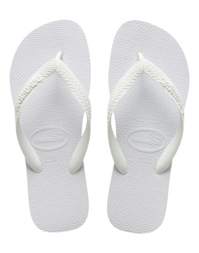 Valkoiset flip flopit Top White-isot lapset/naiset-Havaianas