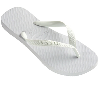 Valkoiset flip flopit Top White-isot lapset/naiset-Havaianas