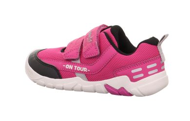 Lasten paljasjalkalenkkarit - pinkki/musta - Trace Superfit 