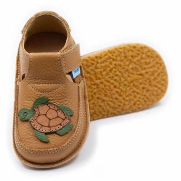 Lasten paljasjalkakengät- kilpikonna/ Caramel - Dodo Shoes