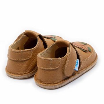 Lasten paljasjalkakengät- kilpikonna/ Caramel - Dodo Shoes