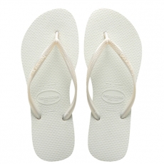 Valkoiset flip flopit Slim -Havaianas