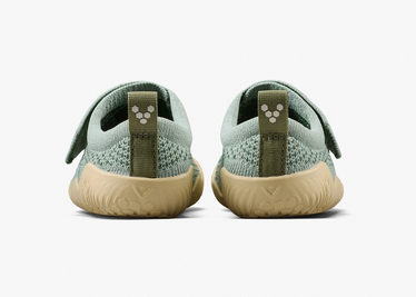 Lasten paljasjalka kangaskengät - Glacial green - Motus Knit Pre-School - Vivobarefoot