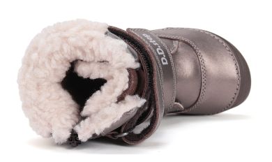 Lasten paljasjalka talvikengät-bronze/merenneito - D.D.Step