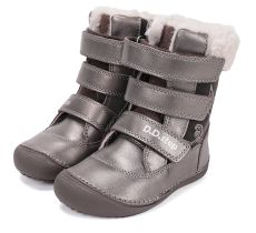 Lasten paljasjalka talvikengät-bronze/merenneito - D.D.Step