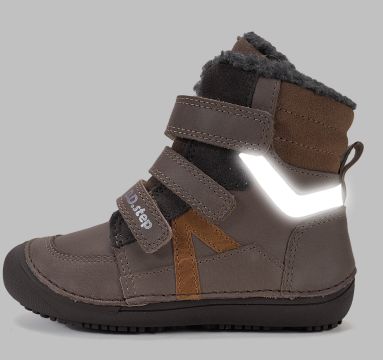 Lasten paljasjalka talvikengät- Chocolate- D.D.Step