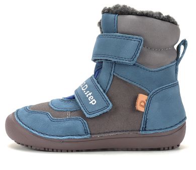 Lasten paljasjalka talvikengät- Royal Blue- D.D.Step 