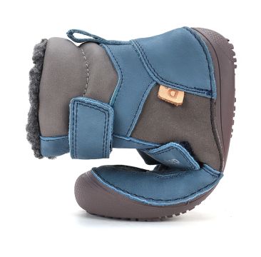 Lasten paljasjalka talvikengät- Royal Blue- D.D.Step 
