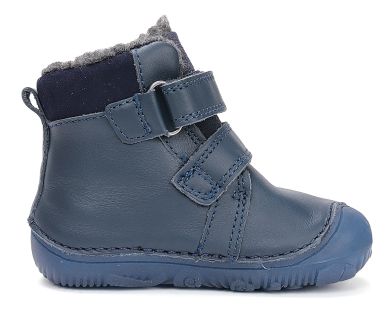 Lasten paljasjalka talvikengät  -royal blue/dino/glow in the dark - D.D.Step