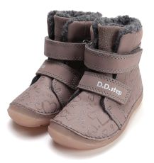 Lasten paljasjalka talvikengät- Marine Grey/Glow in the Dark- D.D.Step