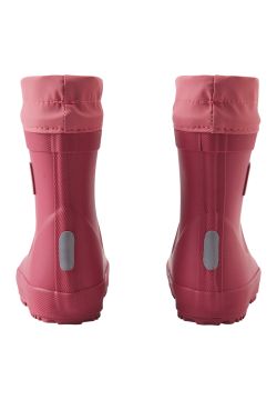 Lasten lämminvuoriset paljasjalkakumisaappaat - Cranberry - Thermo-Ankka Reima