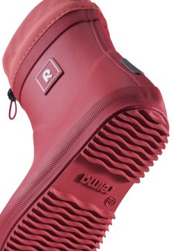 Lasten lämminvuoriset paljasjalkakumisaappaat - Cranberry - Thermo-Ankka Reima