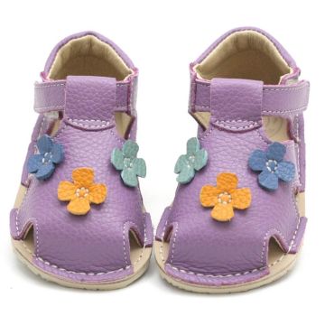 Lasten sandaalit - Willy  - purple/kukat- Zeazoo