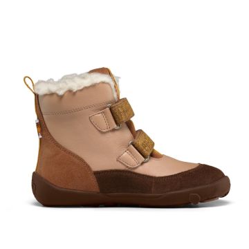 Lasten paljasjalka TEX talvikengät - Leather Winty Tiger -Affenzahn