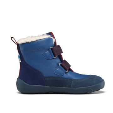 Lasten paljasjalka TEX talvikengät - Leather Winty Whale -Affenzahn