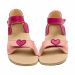 Lasten sandaalit- pink/heart - Ariel Zeazoo 